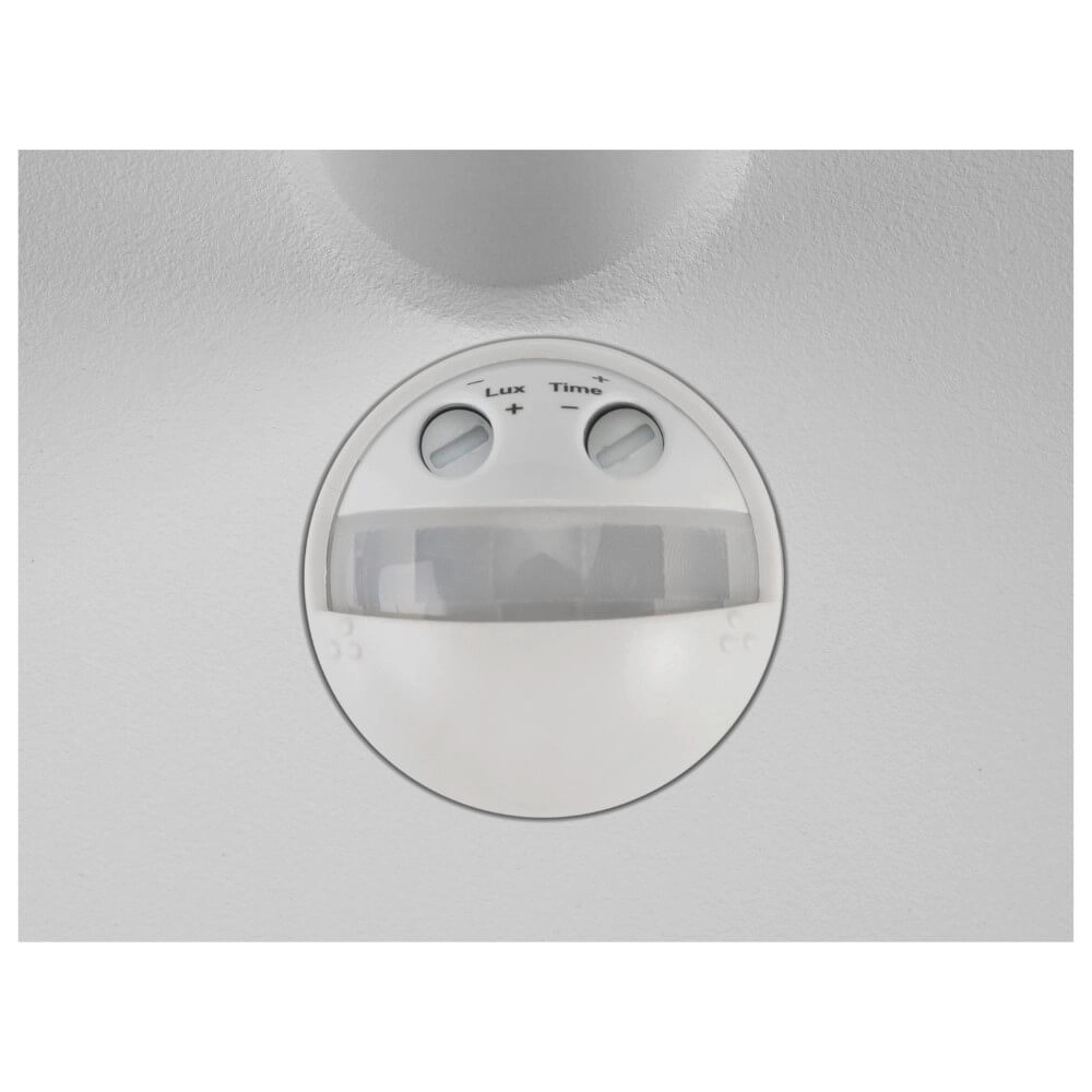 Strakke buitenlamp Q-Ring met sensor - wit SLV 4024163290739