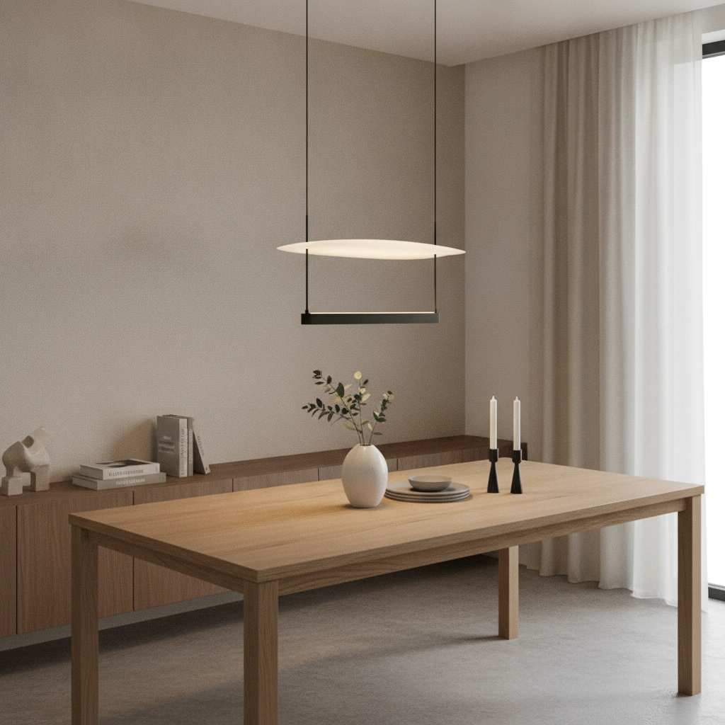 Design hanglamp Diona Ø 60cm zwart met wit