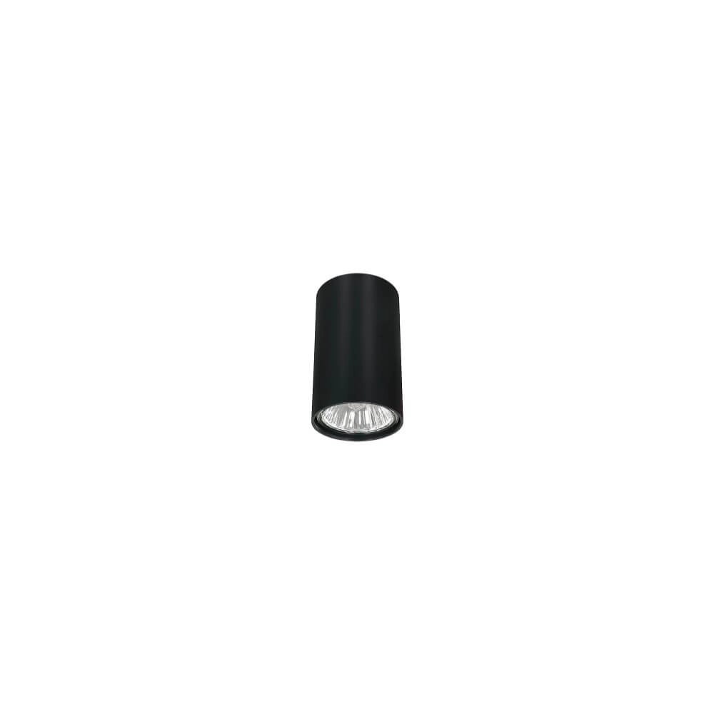 Zwarte opbouwspot Eye 5,5cm