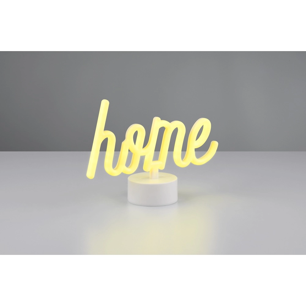 Neon tafellamp Casa geel Trio 4017807600810