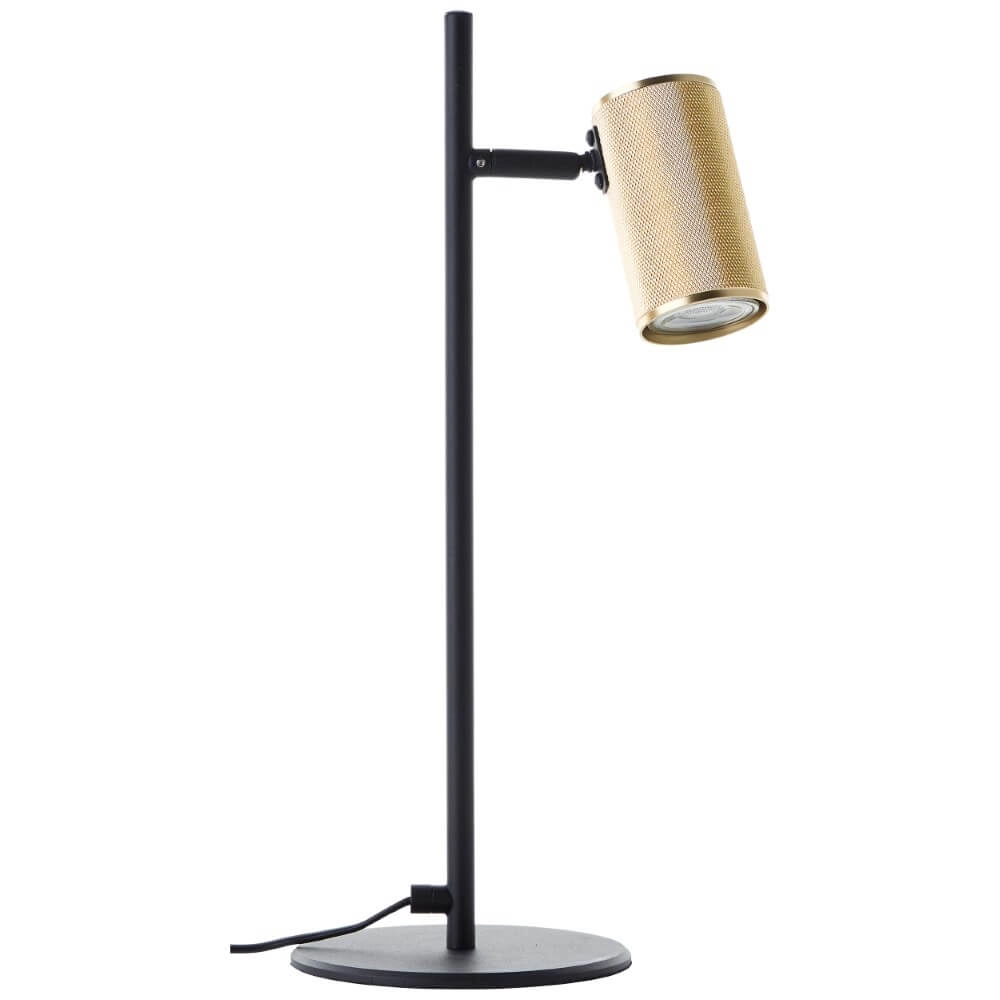 Zwart met gouden tafellamp Marty Brilliant 4004353438349
