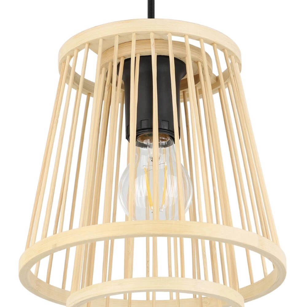 Houten hanglamp Hykeham 3-lichts Eglo 9002759438531