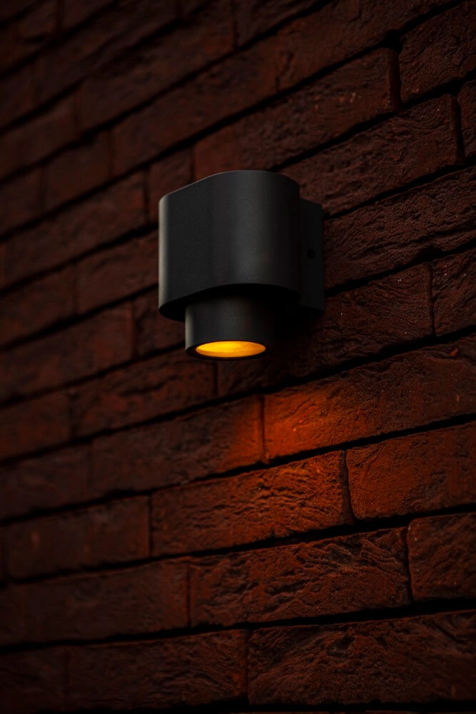 Wandspot Cypres down antraciet Lutec 6939412014869