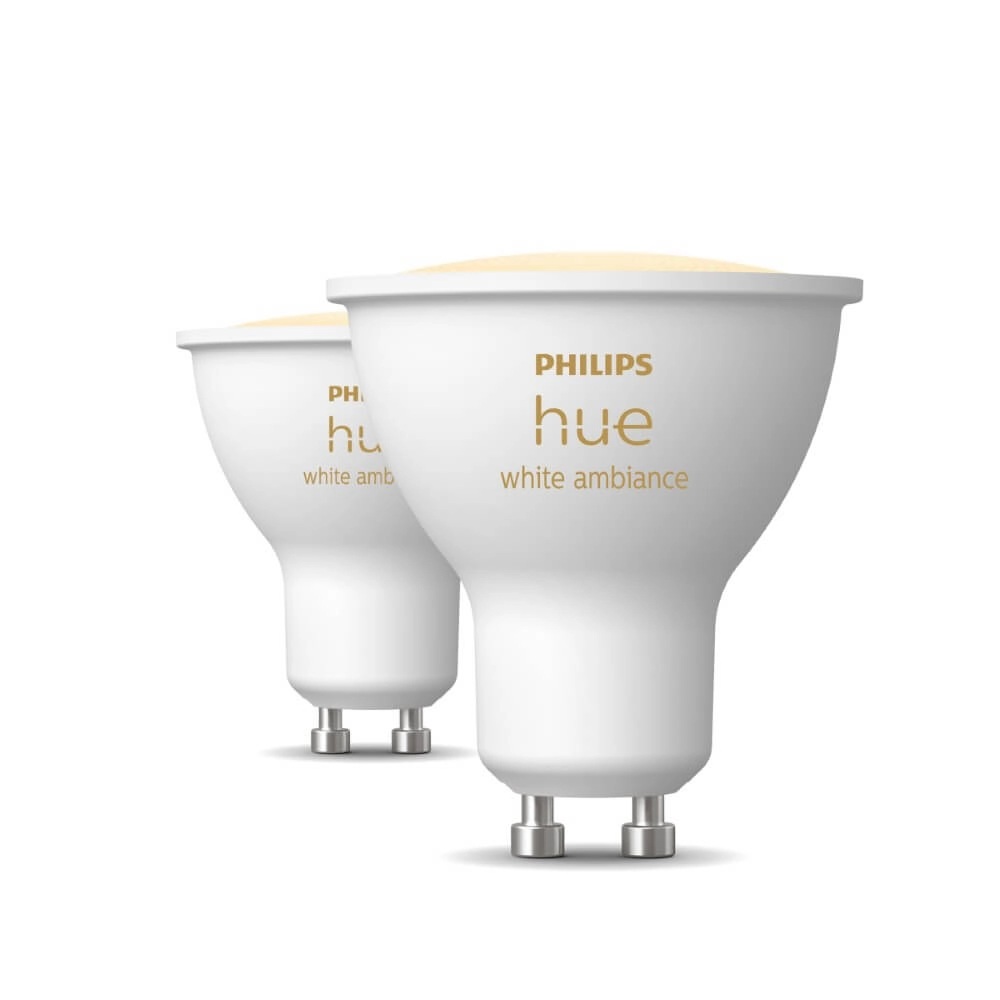 Lichtbron Hue GU10 - 4,2W - White Ambiance set van 2 Philips 8720169230033