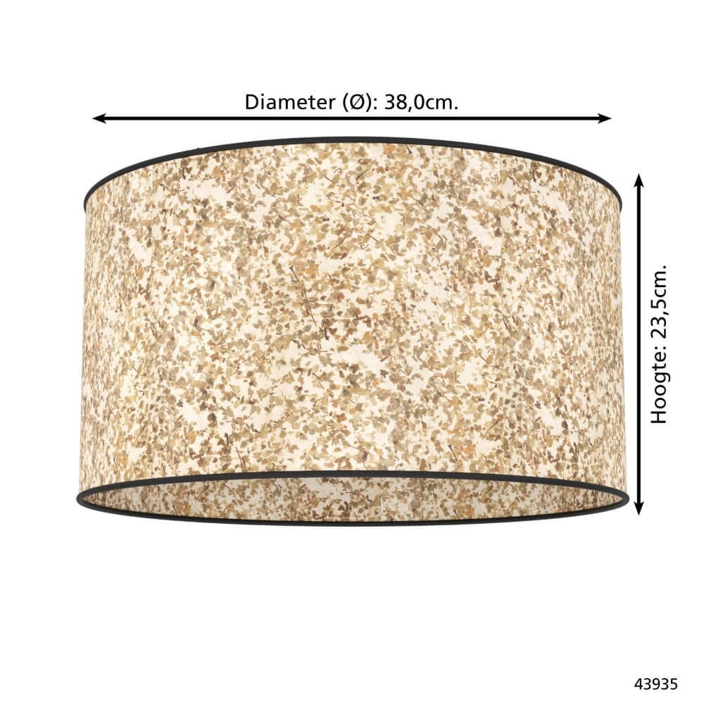 Natuurlijke plafondlamp Butterburn Ø 38cm Eglo 9002759439354