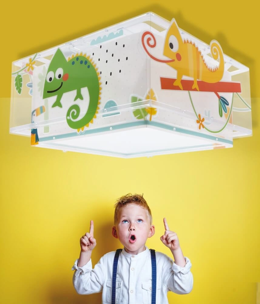 Design kinderkamer plafondlamp Happy Jungle Dalber 8420406633169
