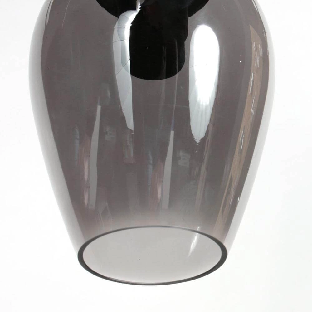 Hanglamp HaloSwap met 1 smoke glas Ø 15cm Steinhauer 8712746179712