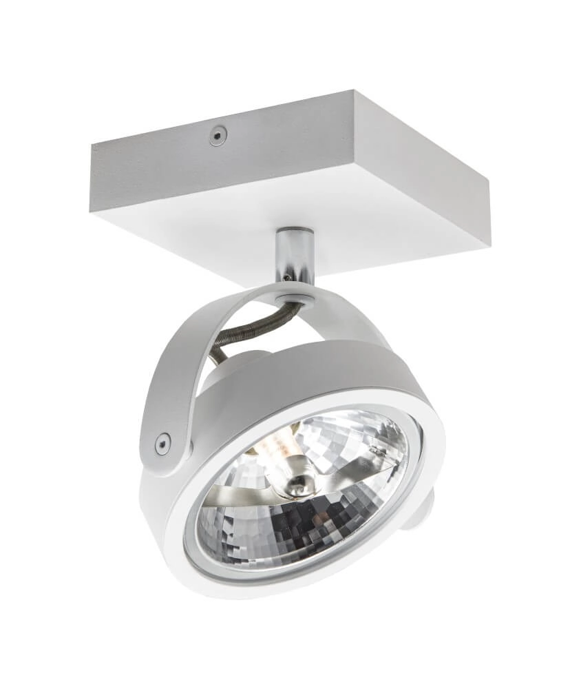 Opbouwspot Wajer enkel wit Opbouwspot Wajer enkel wit