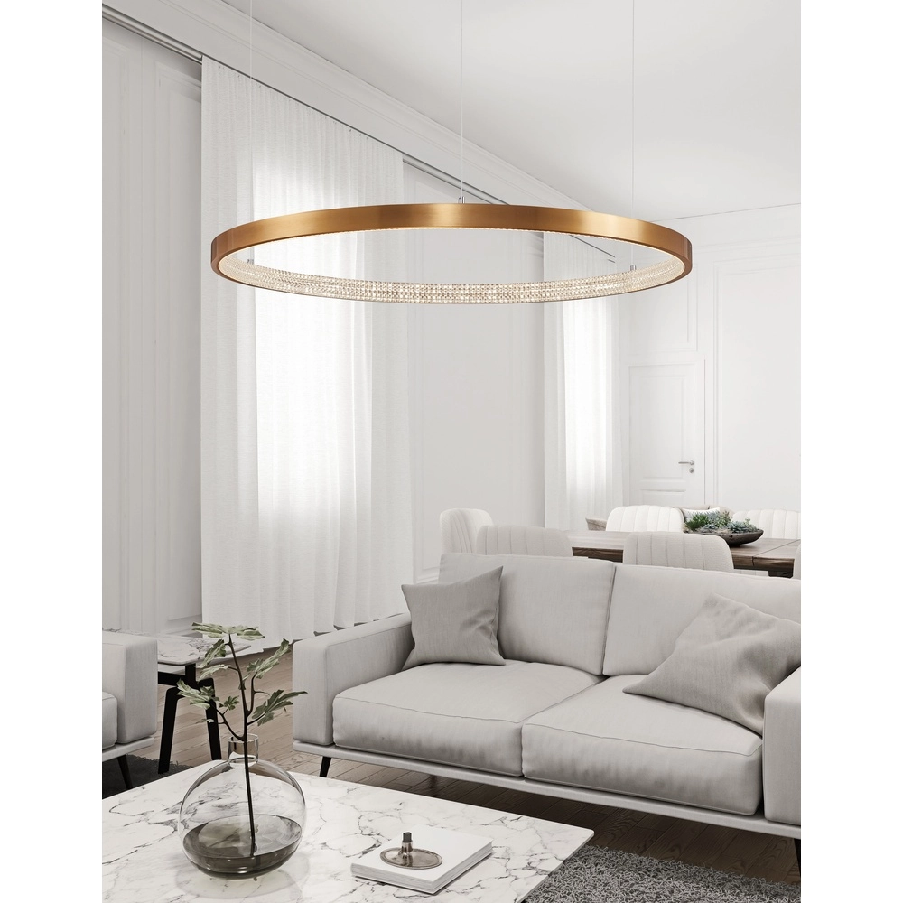 Hanglamp Preston goud Ø 100cm