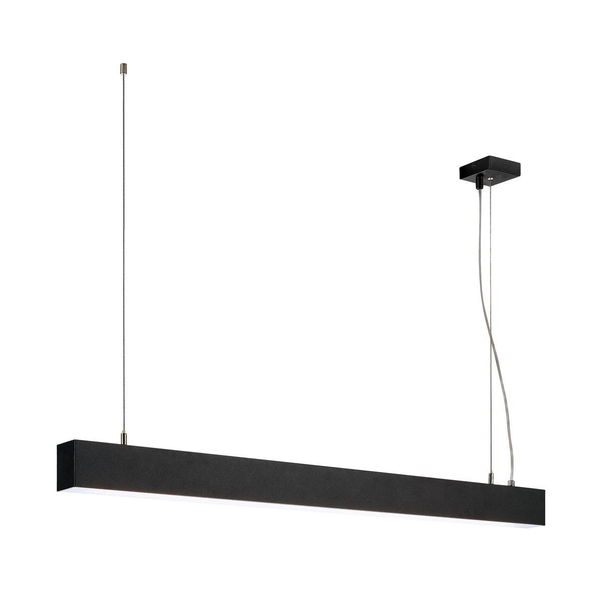 Kantoor hanglamp Glenos 4000K 100cm zwart