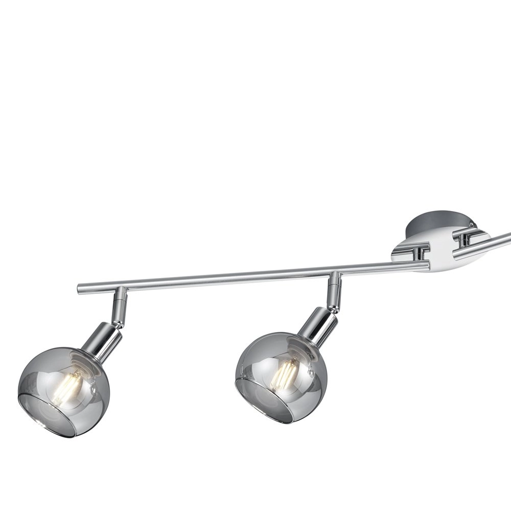 Plafondlamp Chroom Brest 4-lichts verstelbaar Trio 4017807434217