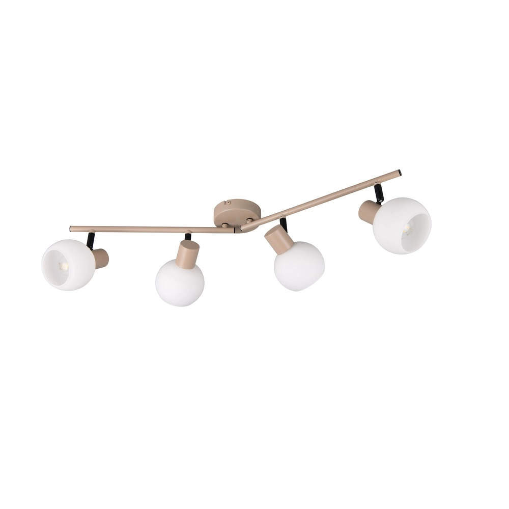 Plafondlamp Boba 4-lichts beige Trio 4017807654639