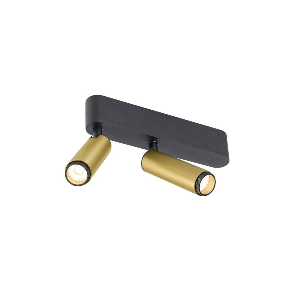 Opbouwspot Grip! S 2-lichts goud 2700K SLV 4024163304863
