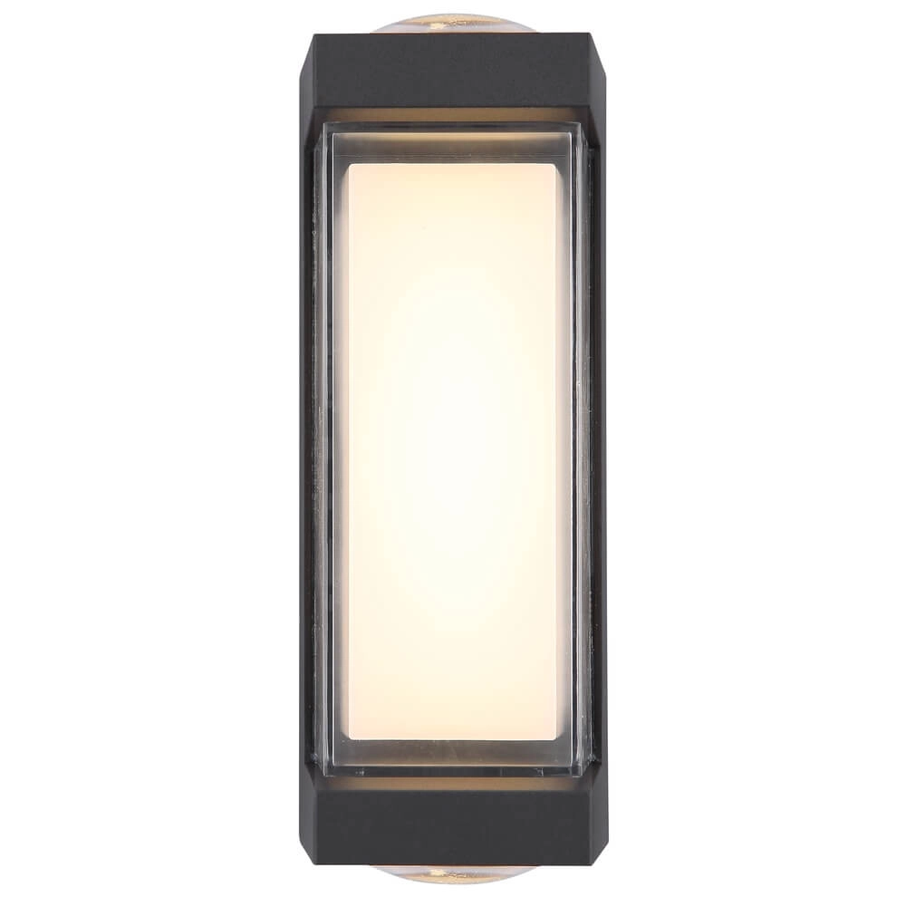 Design wandlamp Plixon antraciet rechthoek Globo 9007371455430