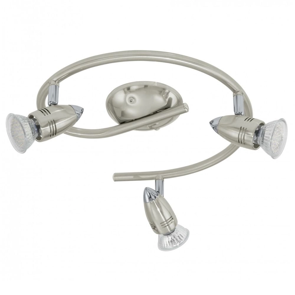 Led plafondspot Magnum rvs 3-lichts Led plafondspot Magnum rvs 3-lichts