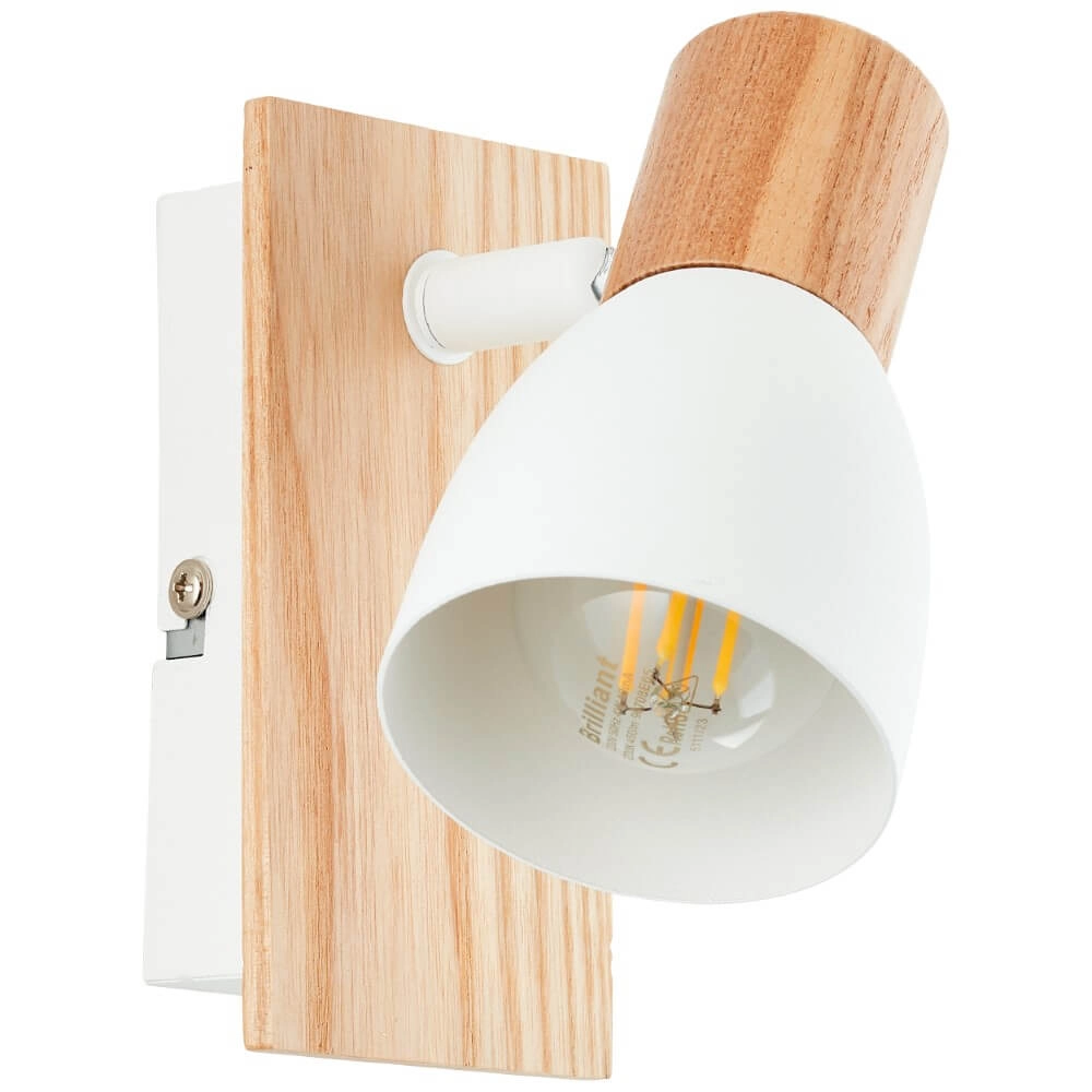 Wandlamp Daintree wit Brilliant 4004353408656