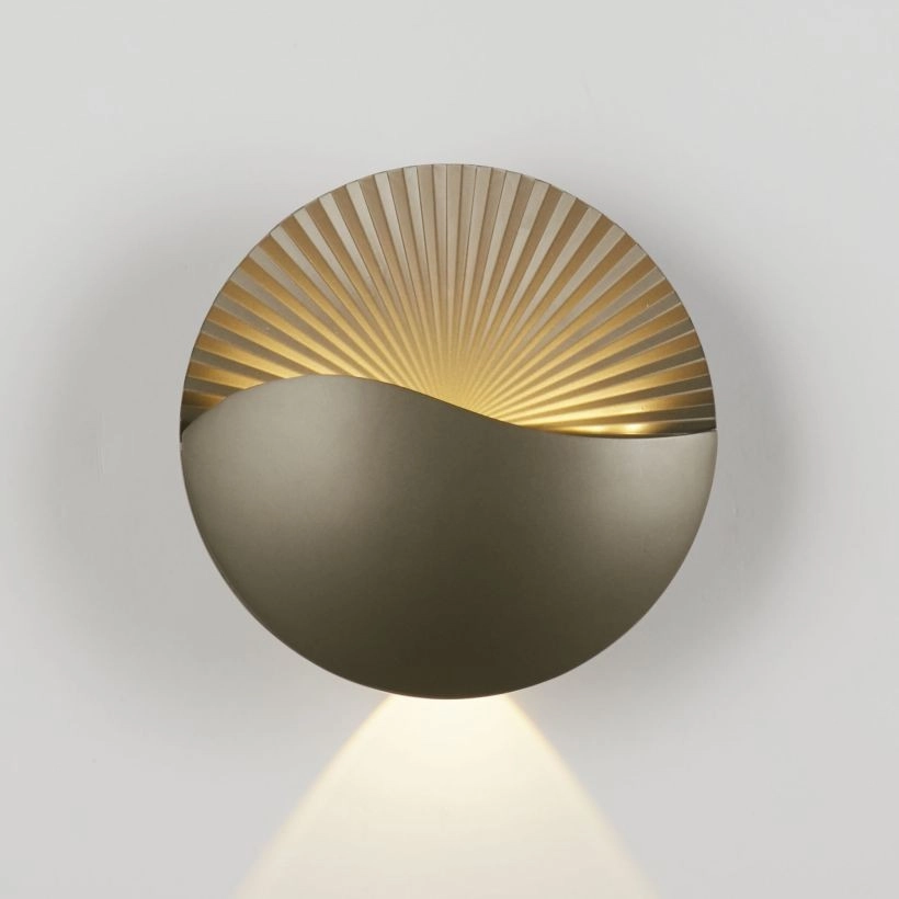 Moderne wandlamp Sunrise brons Moderne wandlamp Sunrise brons