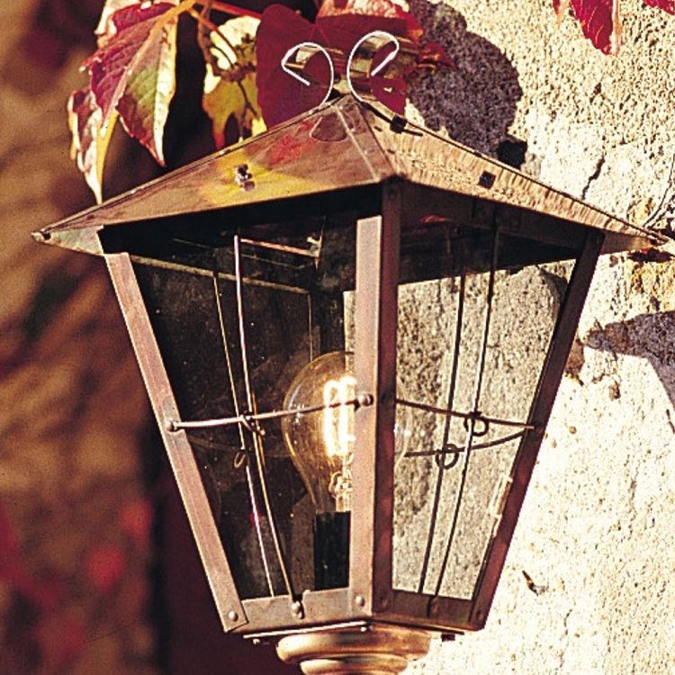 Landelijke wandlamp Fenix Up 68cm roodkoper KonstSmide 7318304339003