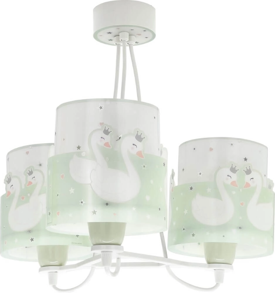 3-lichts hanglamp Sweet Love Green