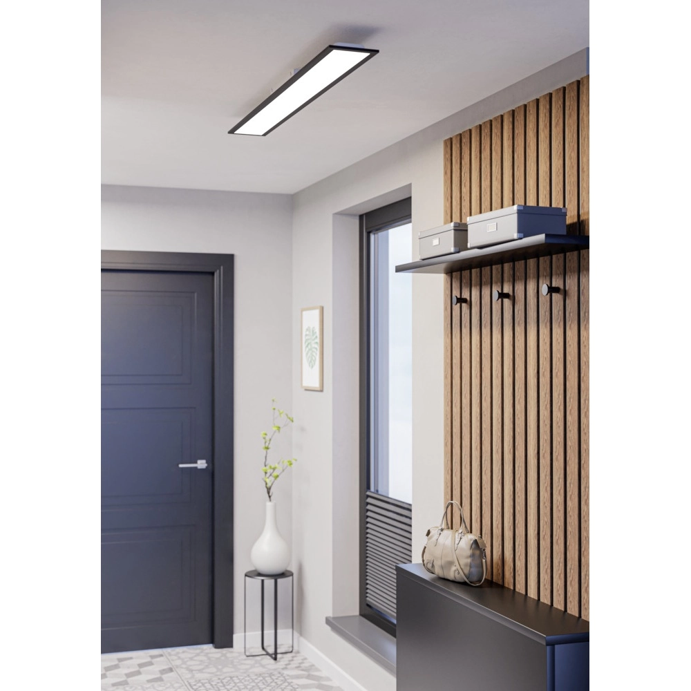 Plafondlamp Moradillo 3-staps CCT zwart 14,5cm Eglo 9008606340033