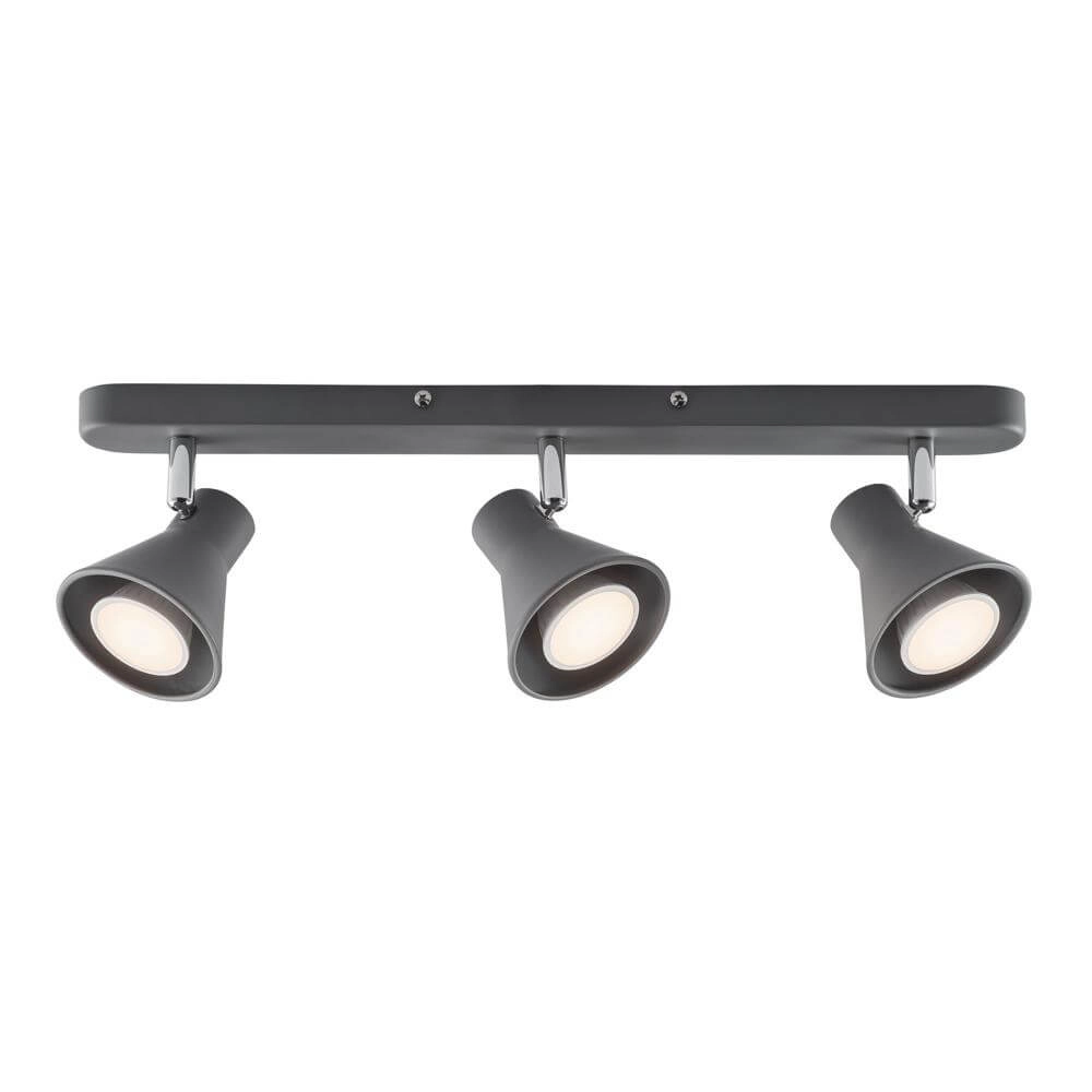 Plafondlamp Eik 3-lichts grijs Plafondlamp Eik 3-lichts grijs