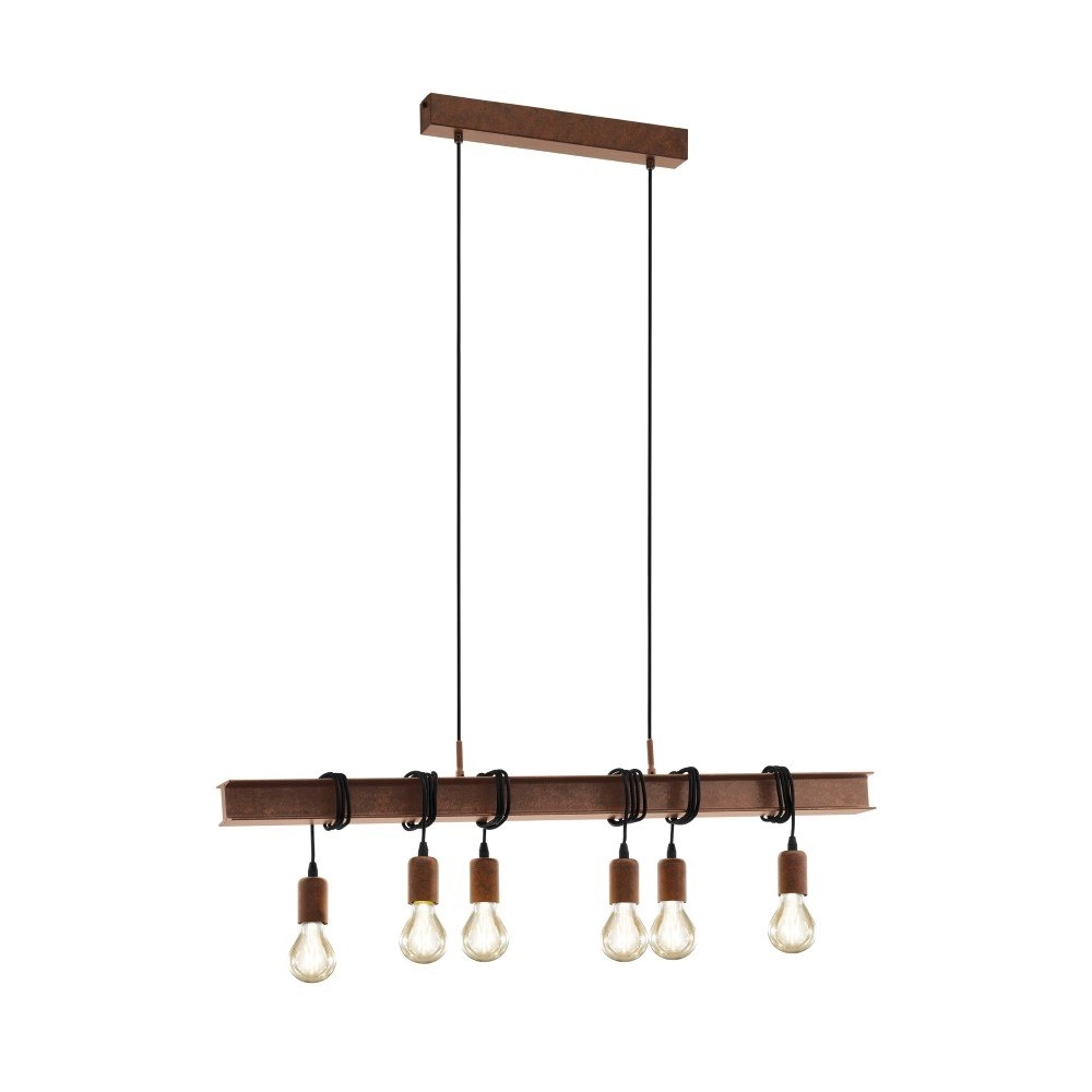 Hanglamp Townshend 4 Roest