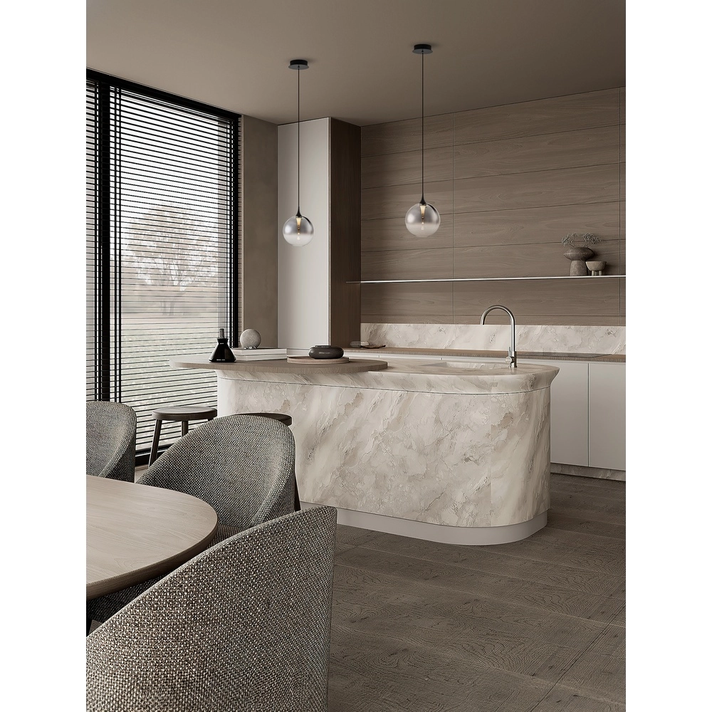 Pendant lamp Orenda Single smoke glass Lyora 5212017477606