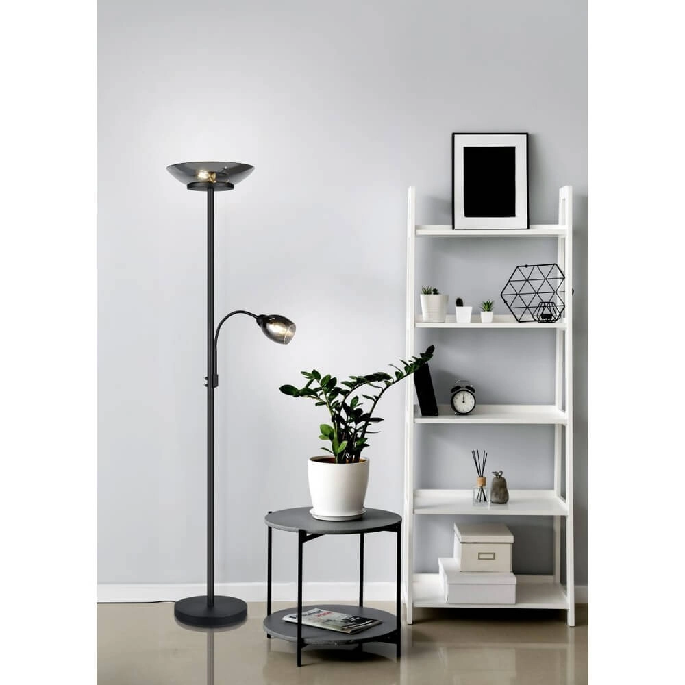 Leeslamp Gerry zwart Trio 4017807618136