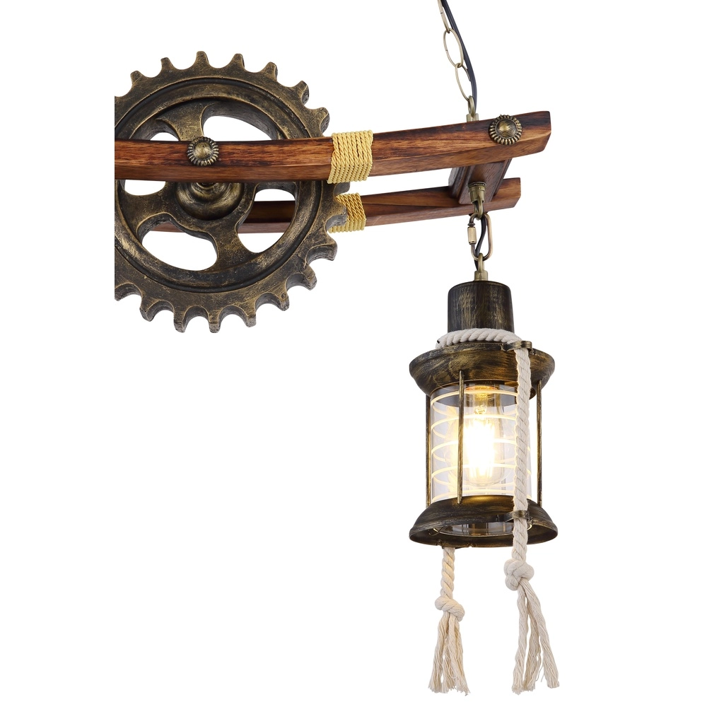Industriele hanglamp Abella 2-lichts Globo 9007371407392