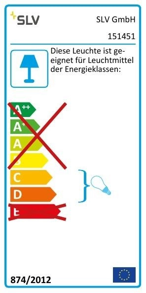 Wandlamp Ossa R7S 18cm wit SLV 4024163128667