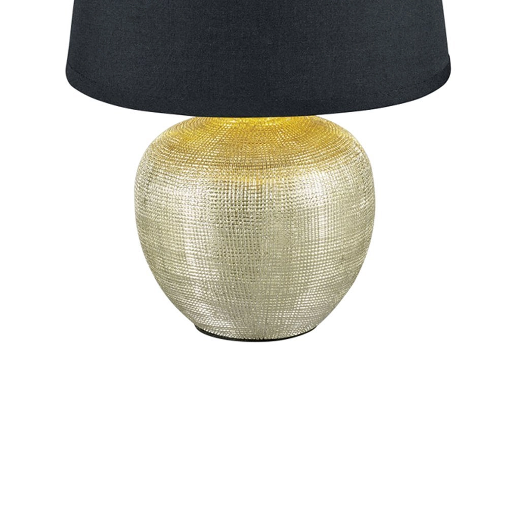 Tafellamp Luxor 26cm goud met zwart Trio 4017807345957