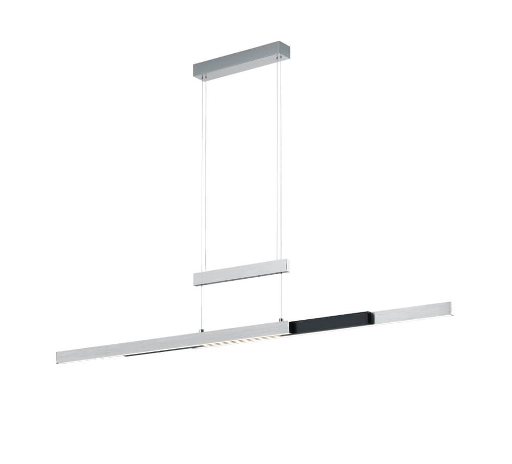 Hanglamp Trajan geborsteld metaal Trio 4017807504439