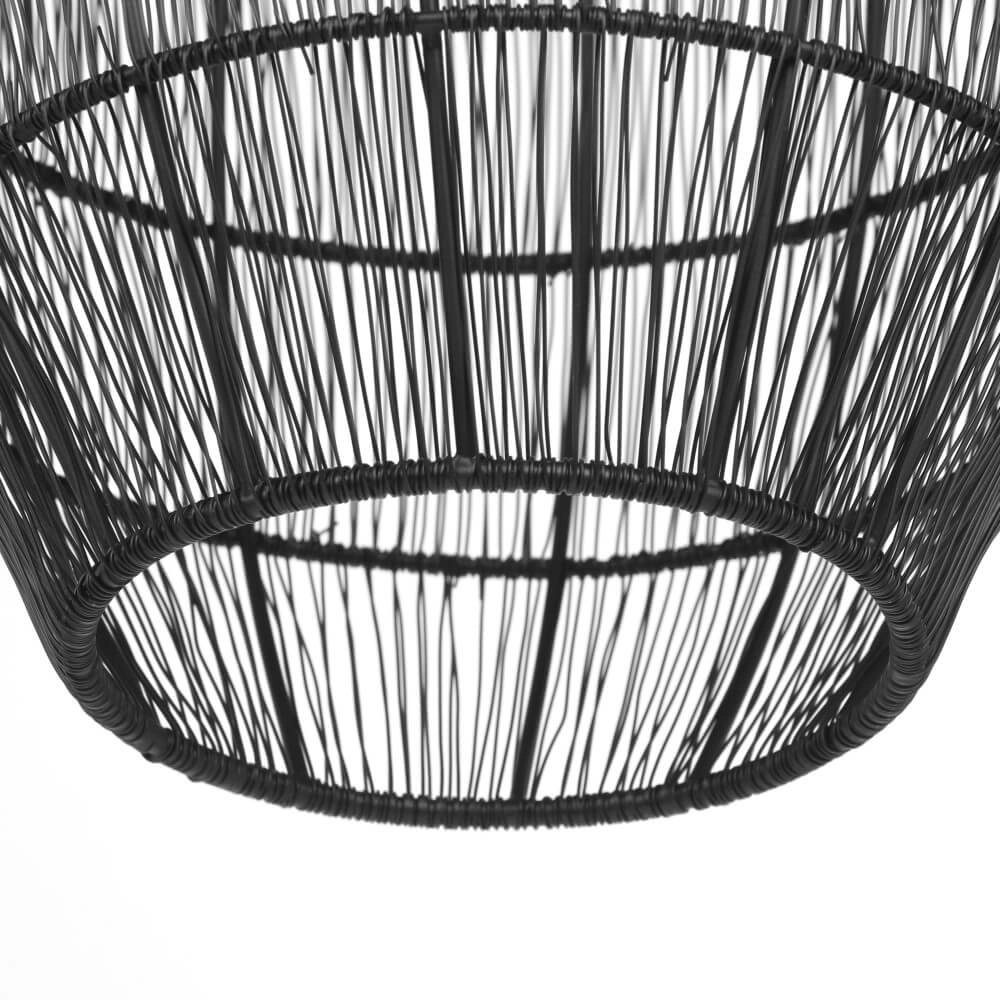 Ovale hanglamp Soraya Ø 26cm - zwart Trio 4017807617436