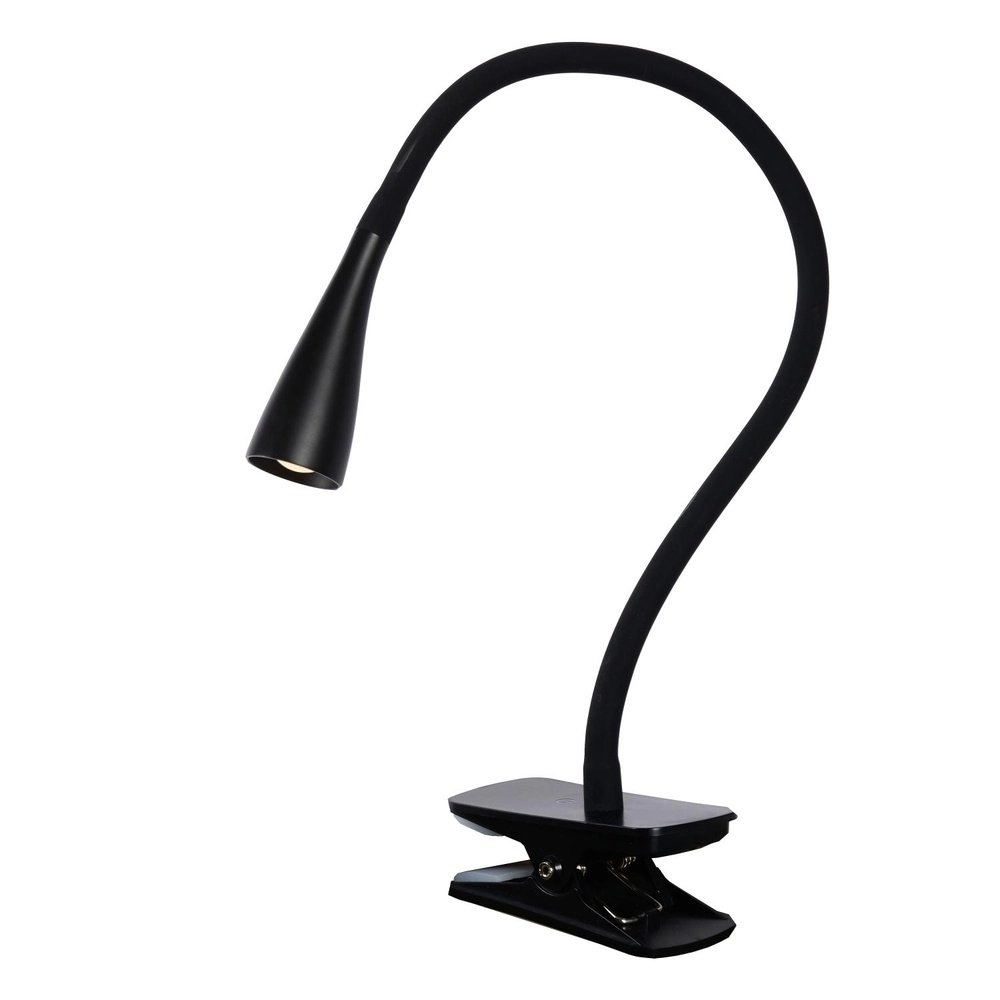 Klemlampje Zozy zwart Lucide 5411212185839