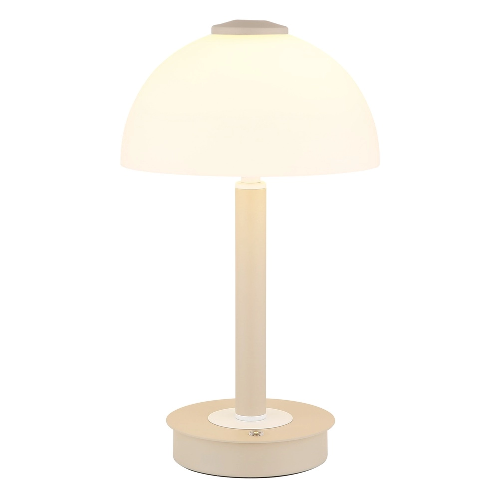 Moderne tafellamp Uldin zand bruin