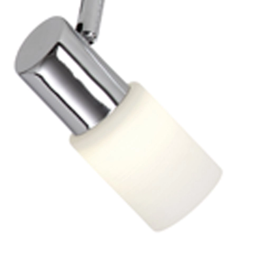 Design plafondspot Series 8214 4-lichts metaalgrijs met chroom Trio 4017807220919