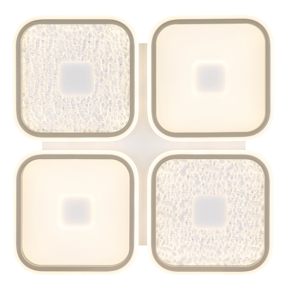 Moderne plafondlamp Mosaiko 54 x 54cm zand bruin Globo 9007371572762