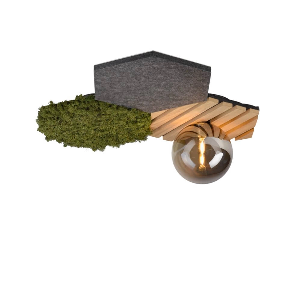 Plafondlamp Green Hex natuur Just Light 4043689004255