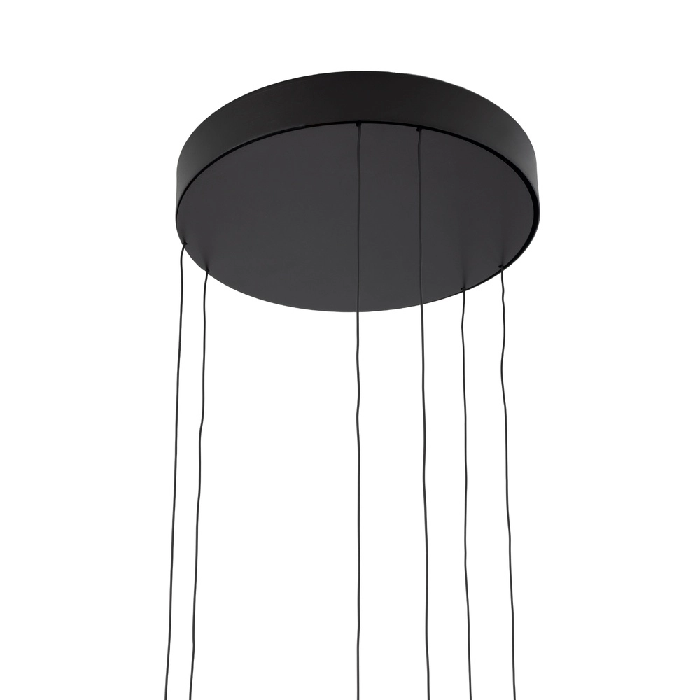 Design hanglamp Circolo Led zwart Ø 60cm Lyora 5903139116473