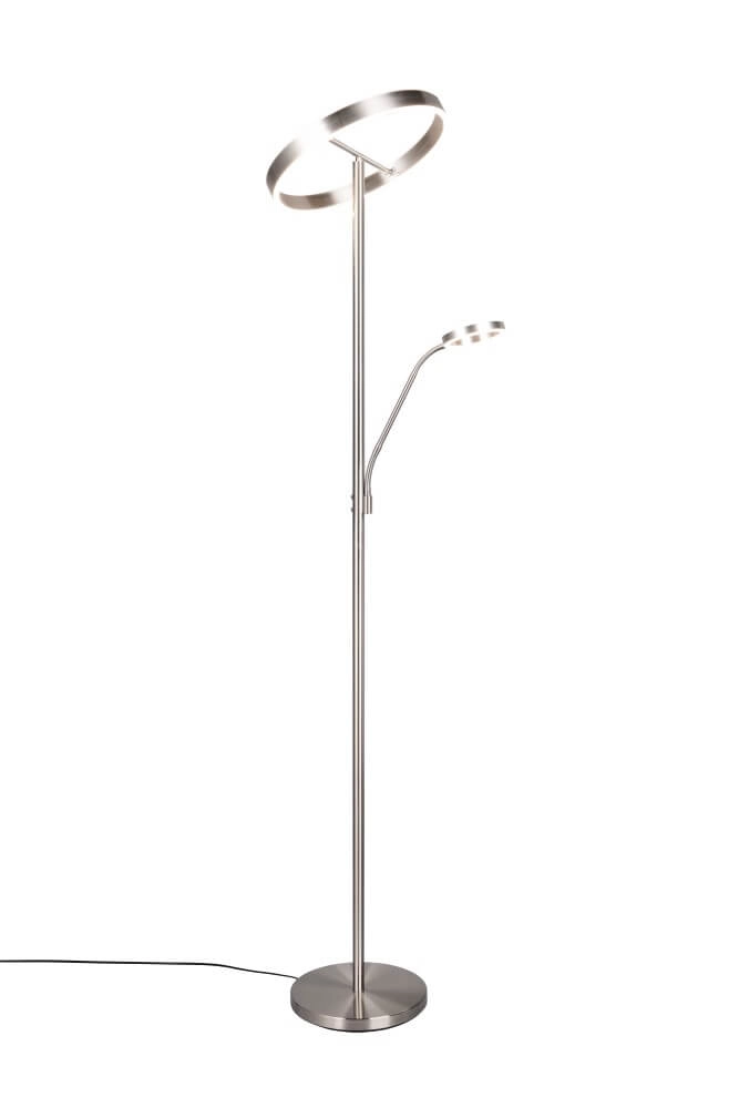 Design leeslamp Willis RVS - 180cm Trio 4017807618129