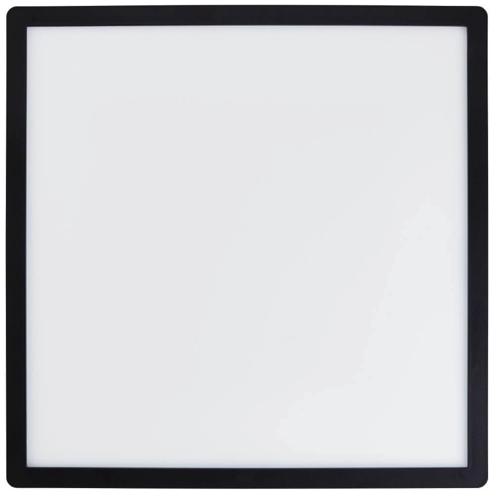Plafondlamp Milton 42 x 42cm zwart Brilliant 4004353413650