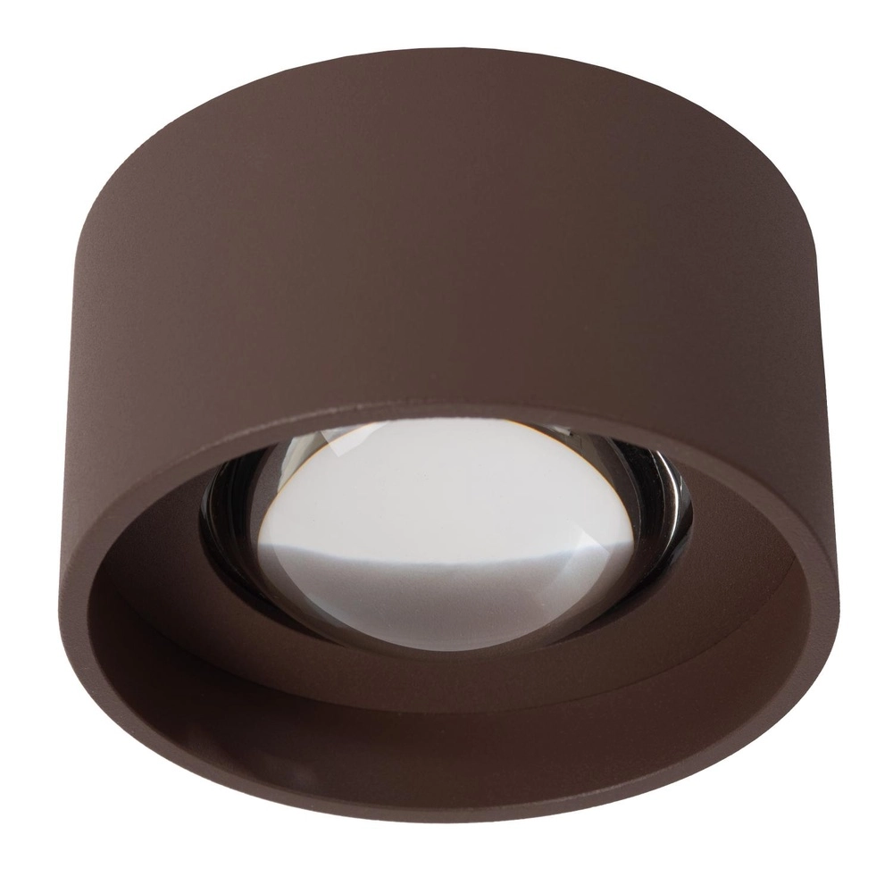 Plafondspot Lenz Ø 11cm roestbruin IP54