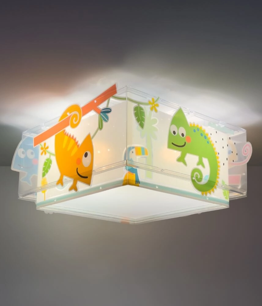 Design kinderkamer plafondlamp Happy Jungle Dalber 8420406633169