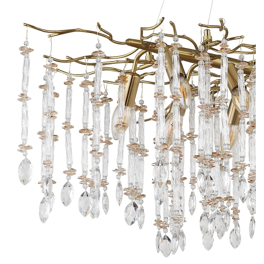 Hanglamp Gloria 100cm goud Globo 9007371578993
