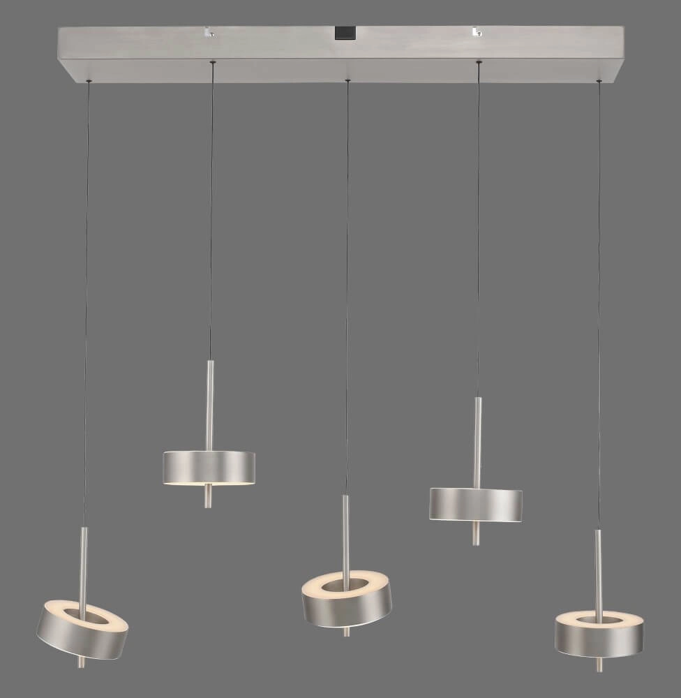 5-lichts hanglamp Q-Rotate aluminium modern Paul Neuhaus 4012248383186