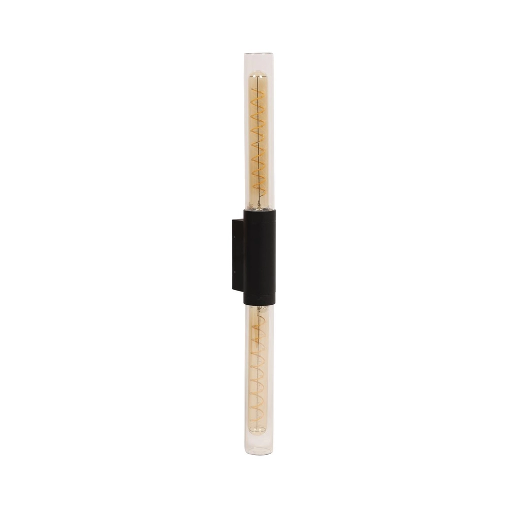 Design wandlamp Pilar dubbel zwart