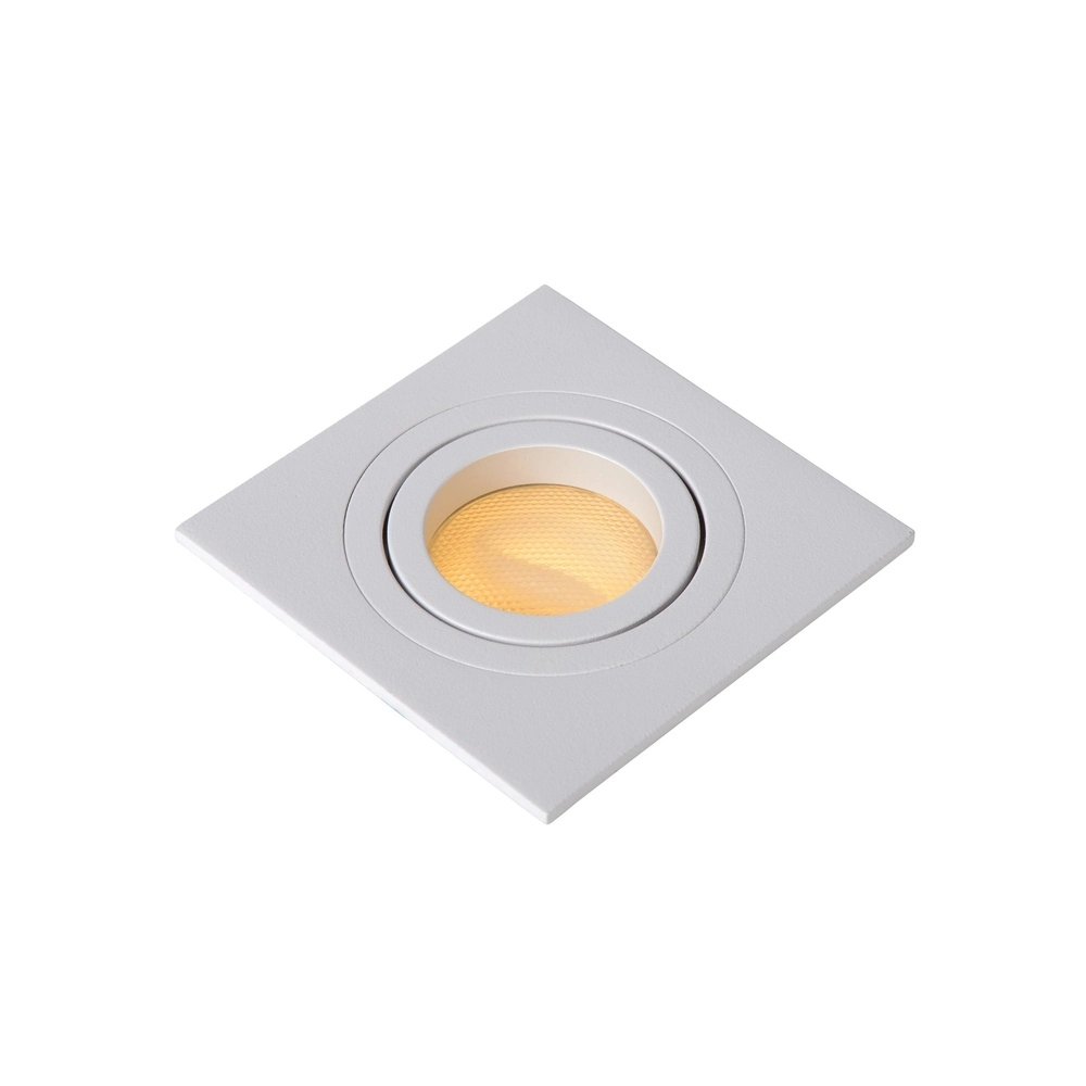 Inbouwspot Tube vierkant wit Lucide 5411212220899