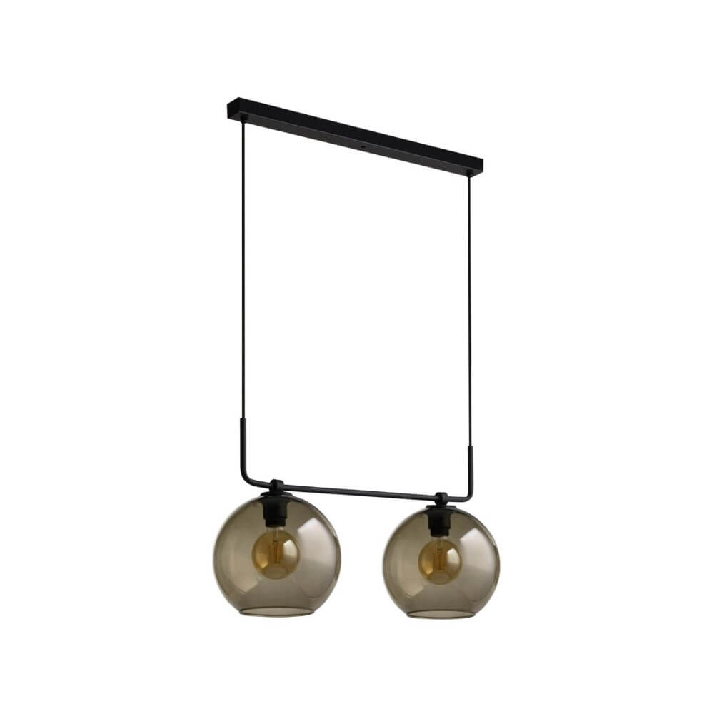 Wandlamp Monaco 2-lichts met glas Wandlamp Monaco 2-lichts met glas