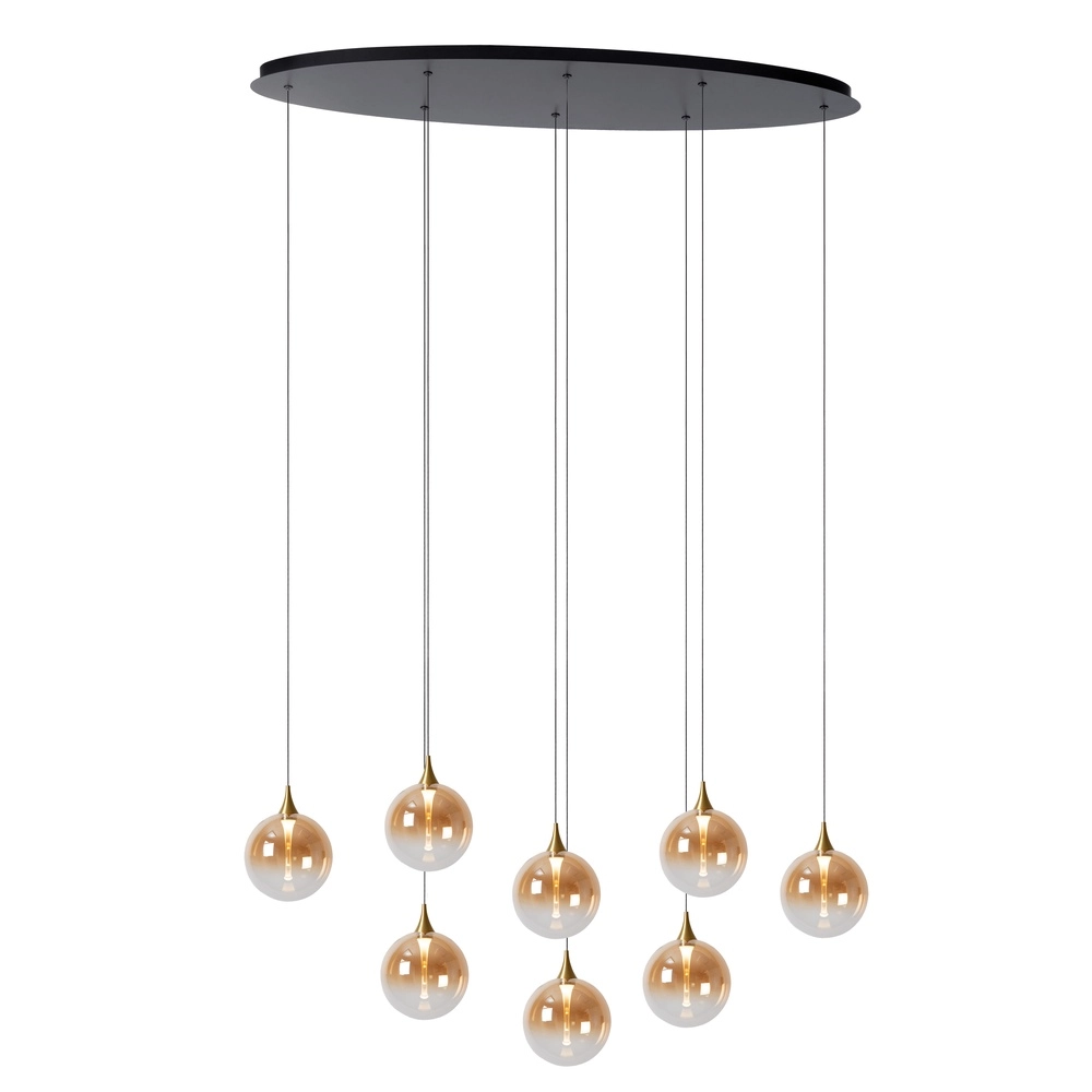 Design led hanglamp Gisela fading - 8x Ø 16cm