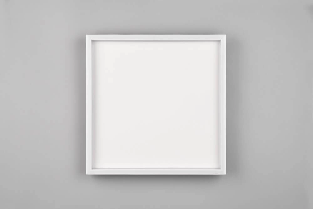 Vierkante witte plafonniere Rotonda Trio 4017807577624